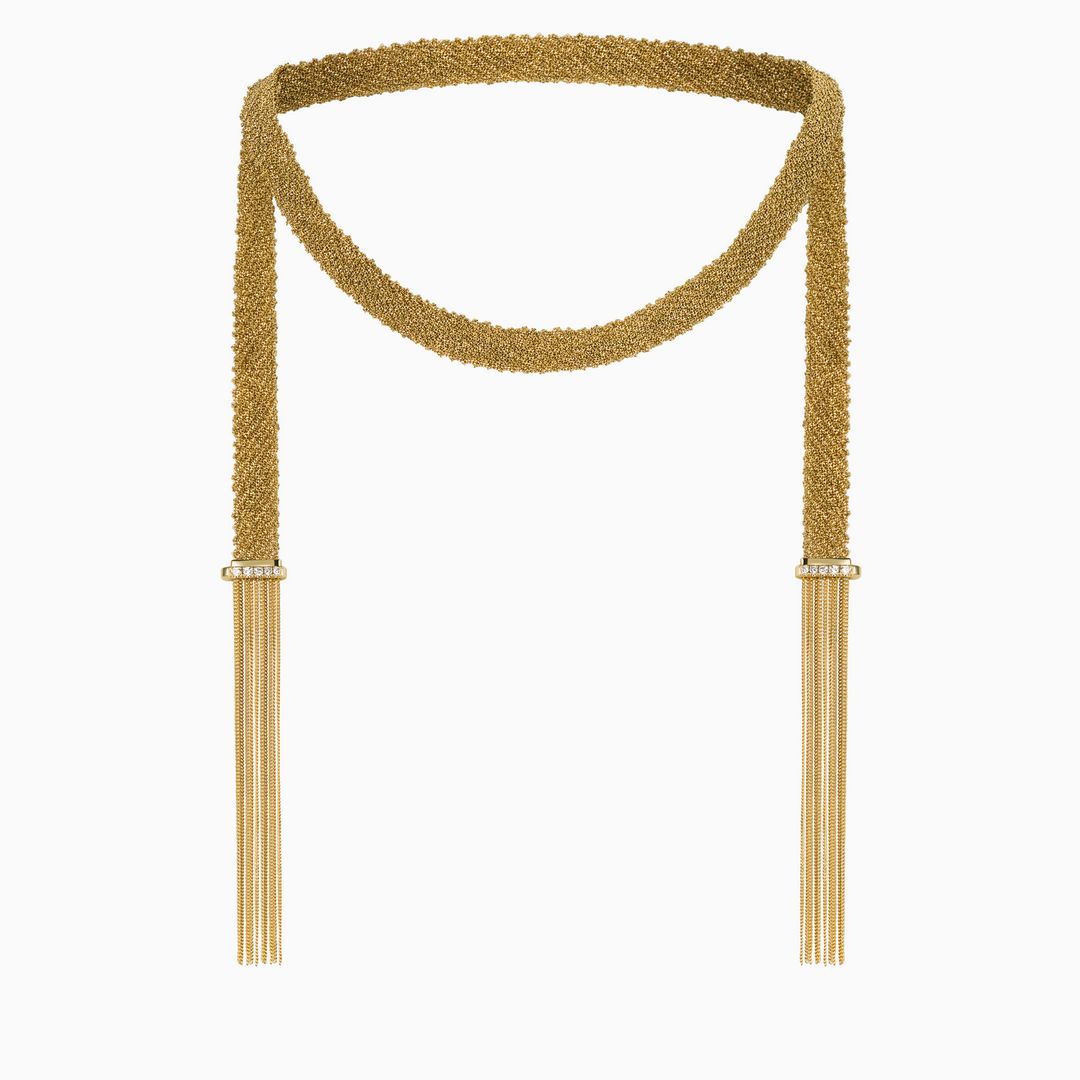 Equine Gold Mesh Scarf