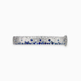 Blue Sapphire Confetti Bangle