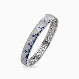 Blue Sapphire Confetti Bangle