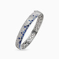 Blue Sapphire Confetti Bangle