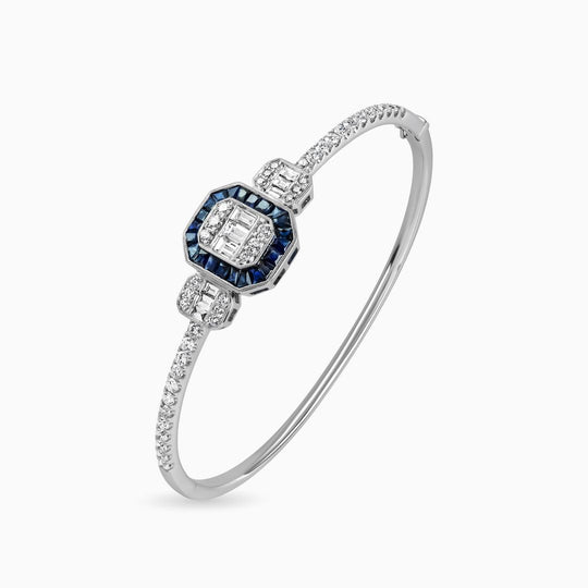 Art Deco Blue Sapphire Bracelet