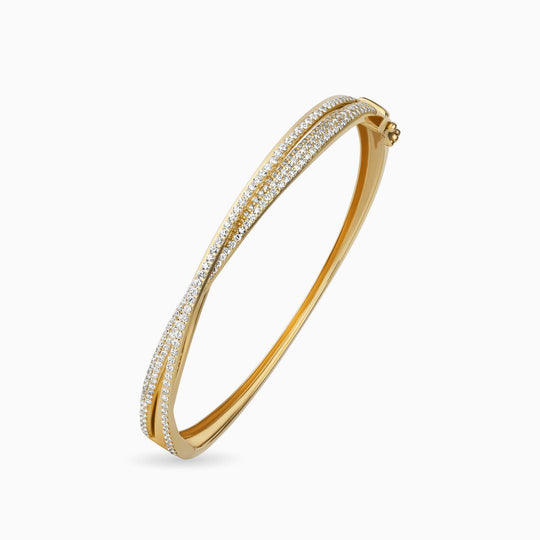 1.34ct Diamond Twist Bangle