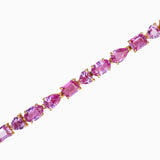 Mix-match Pink Sapphire Bracelet