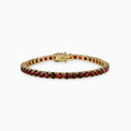 4mm Red Spinel Tennis Bracelet