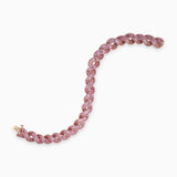 Pink Sapphire Twist Tennis Bracelet