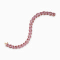 Pink Sapphire Twist Tennis Bracelet