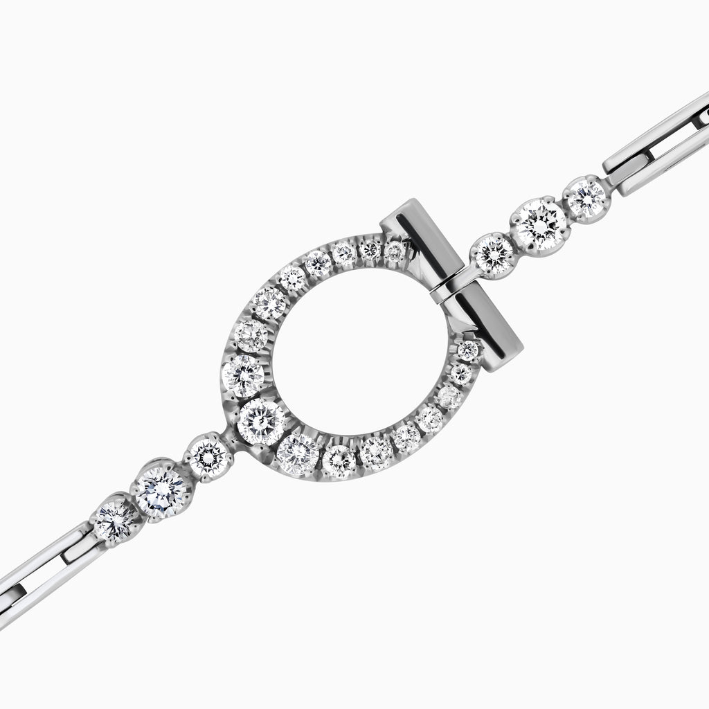 Diamond Horsebit Bracelet