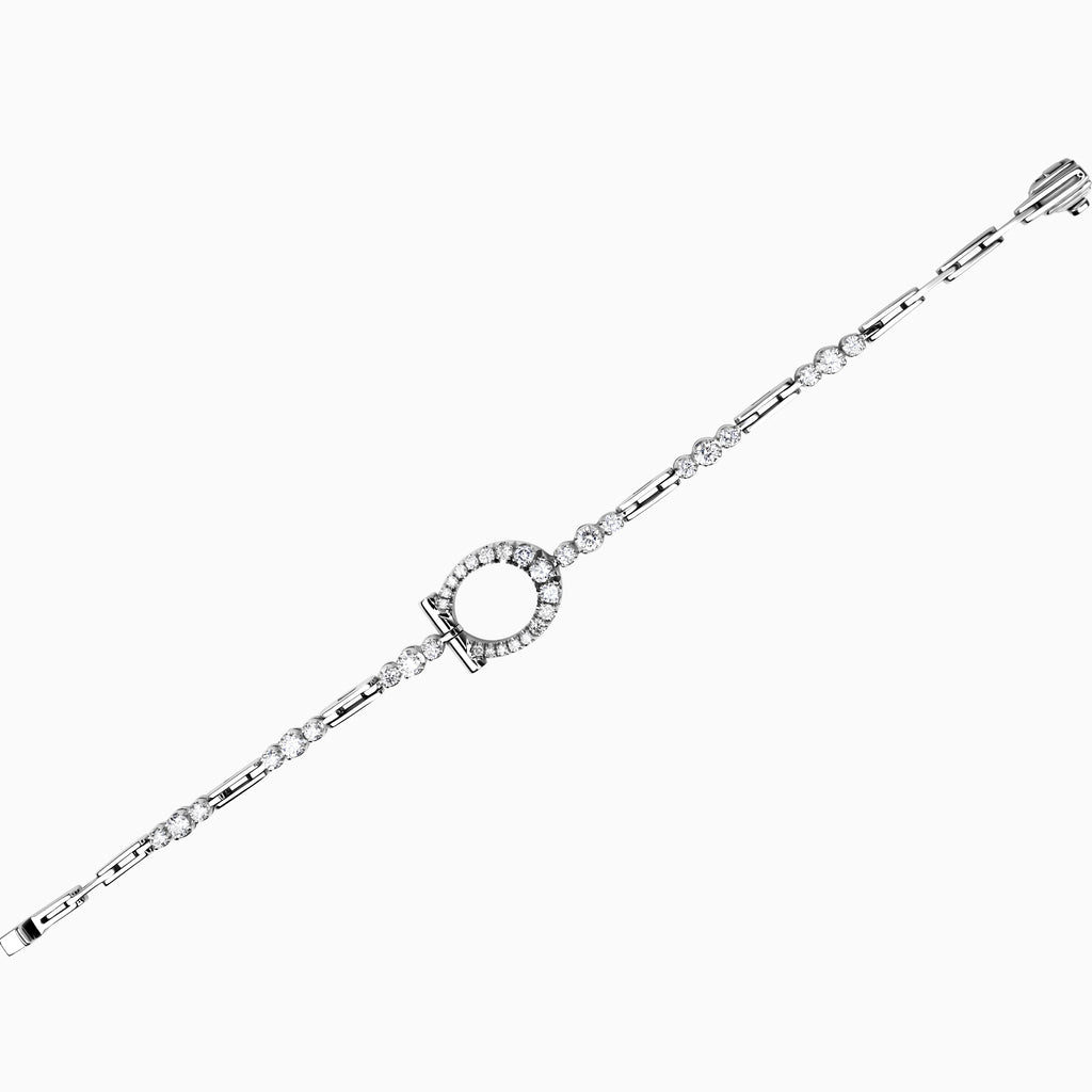 Diamond Horsebit Bracelet