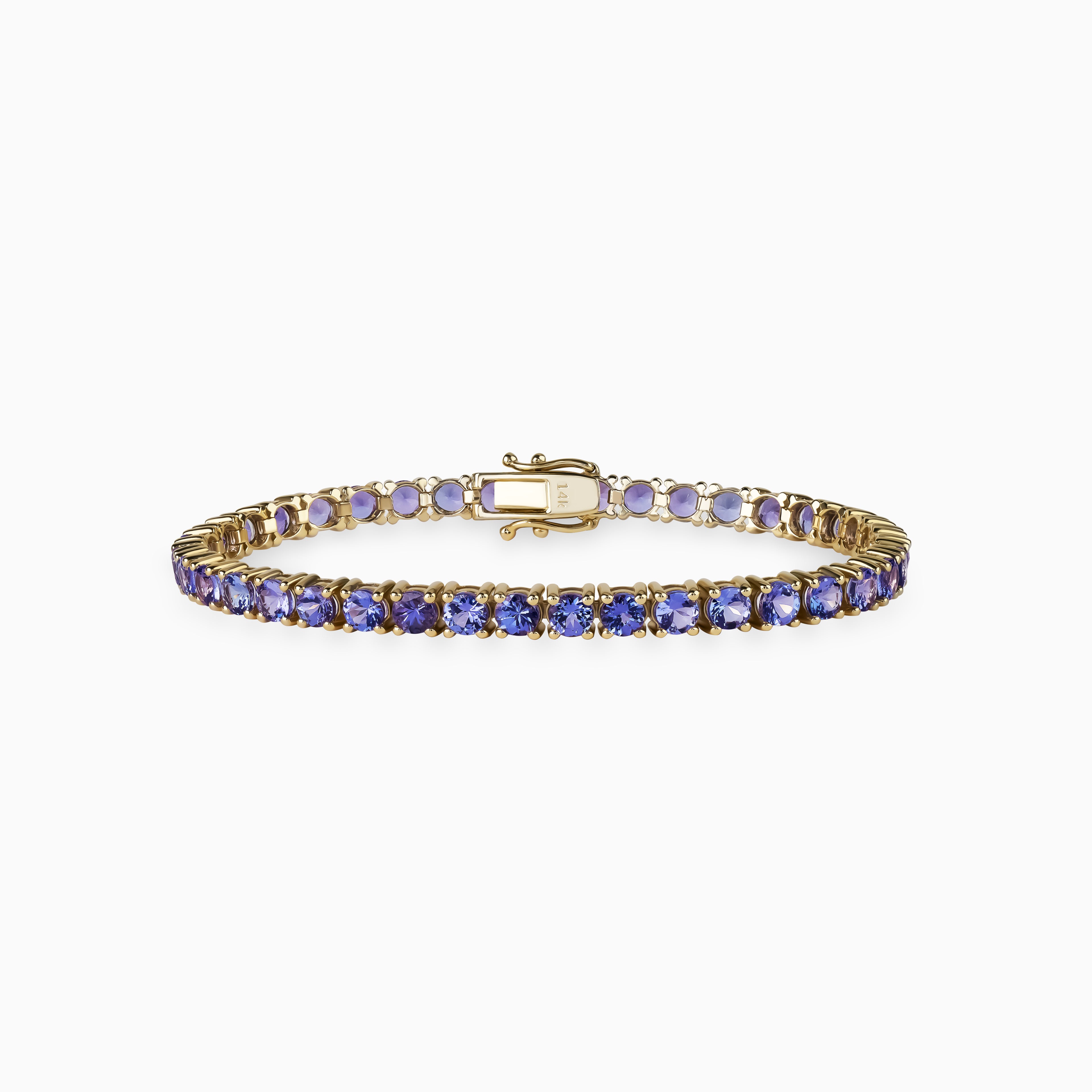 4mm Tanzanite Tennis Bracelet