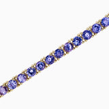 4mm Tanzanite Tennis Bracelet