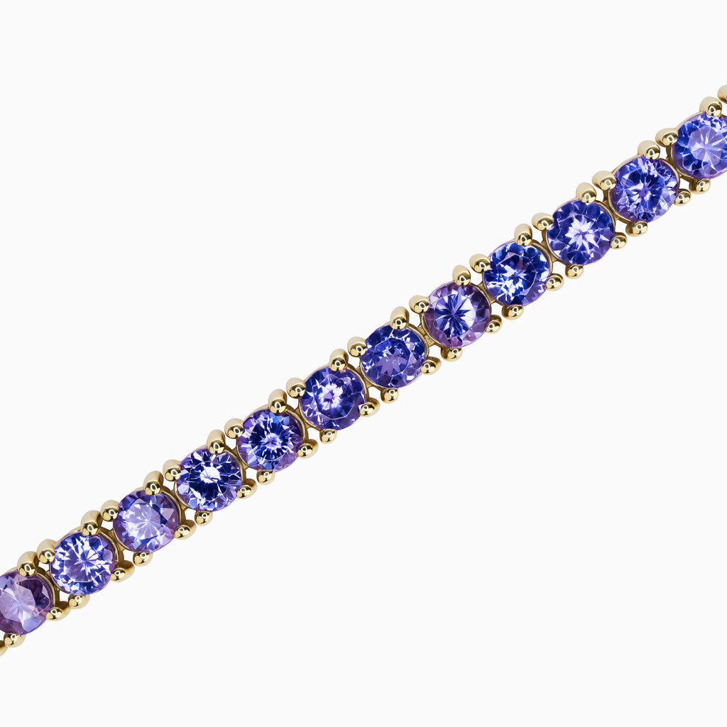 4mm Tanzanite Tennis Bracelet
