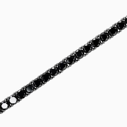 3.25mm Black Diamond Tennis Bracelet