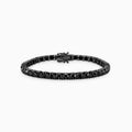 4.5mm Black Diamond Tennis Bracelet