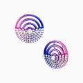 Aurora Multi-Circle Stud Earrings