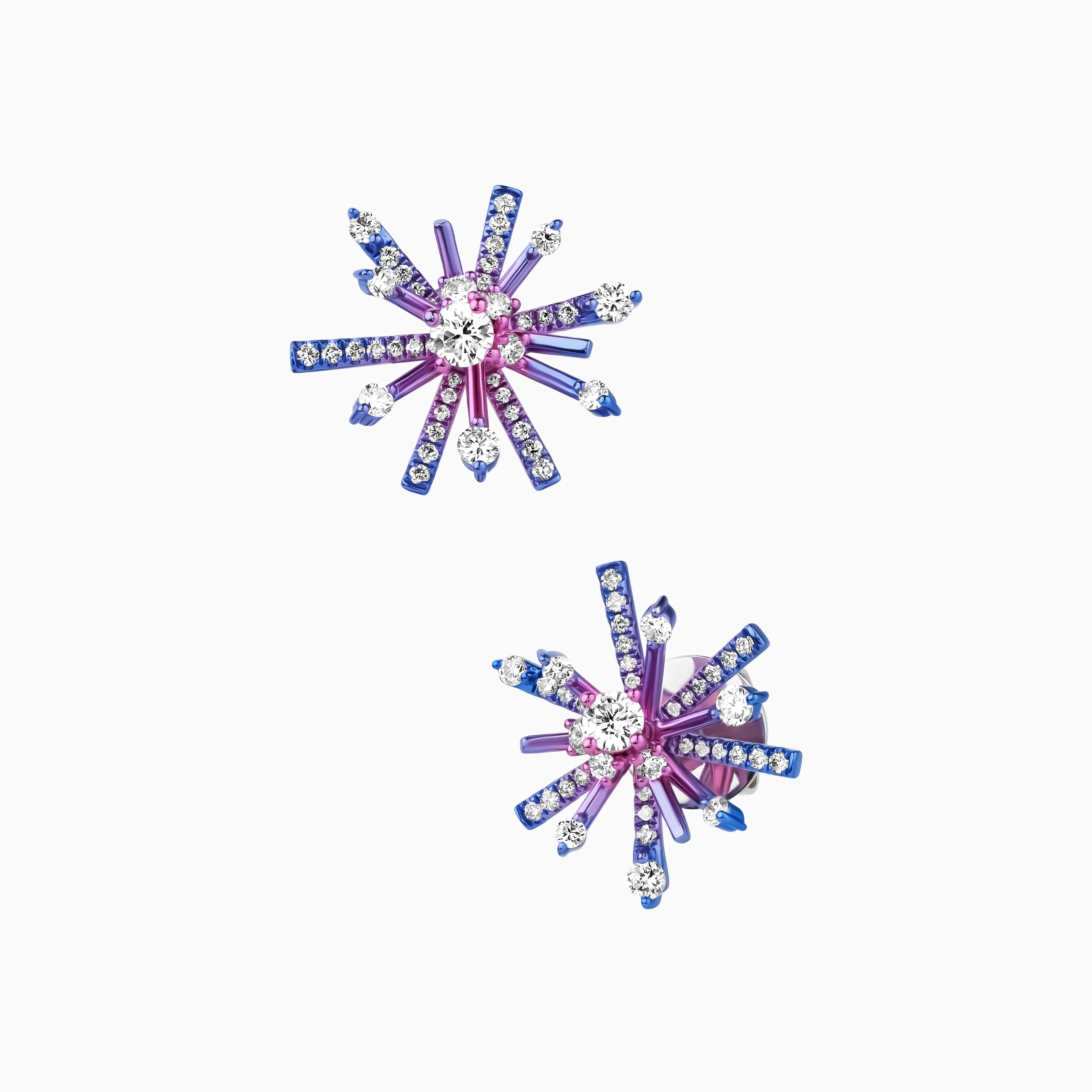 Aurora Sunburst Stud Earrings
