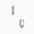 1.4ct Marquise and Round Diamond Hoop Earrings