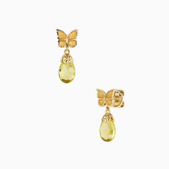 Butterfly Quartz Earrings