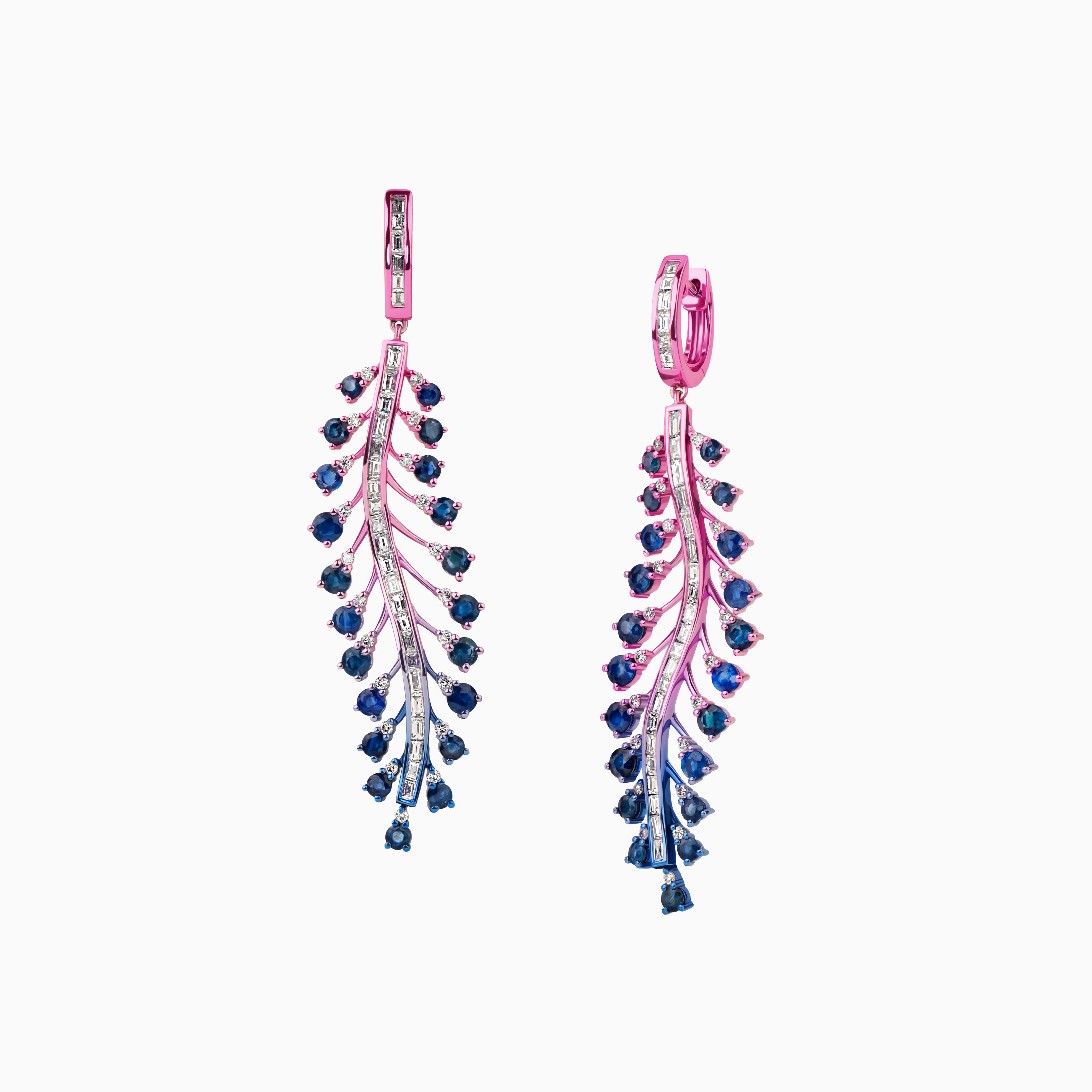 Aurora Feather Earrings