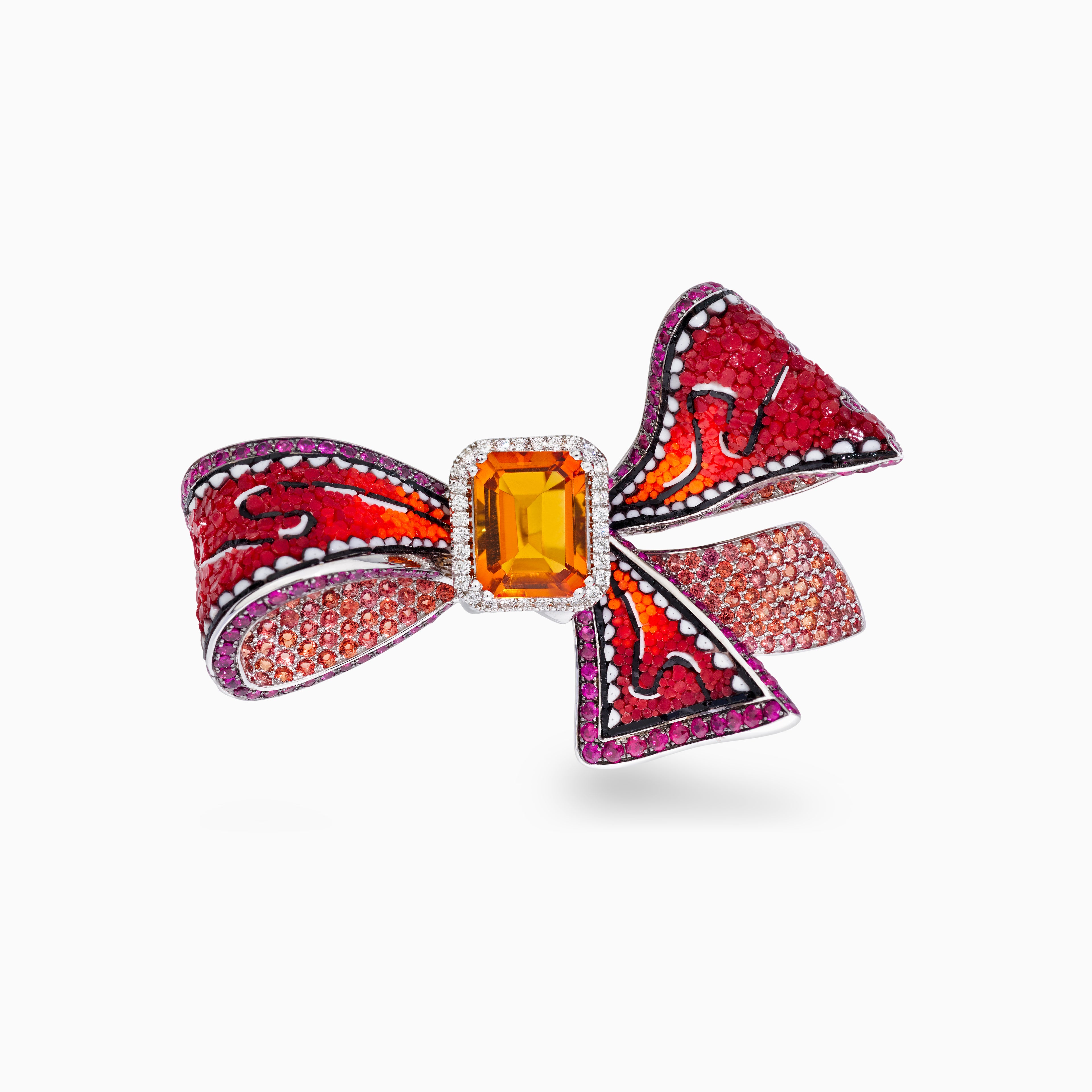 Orange Ribbon Ring