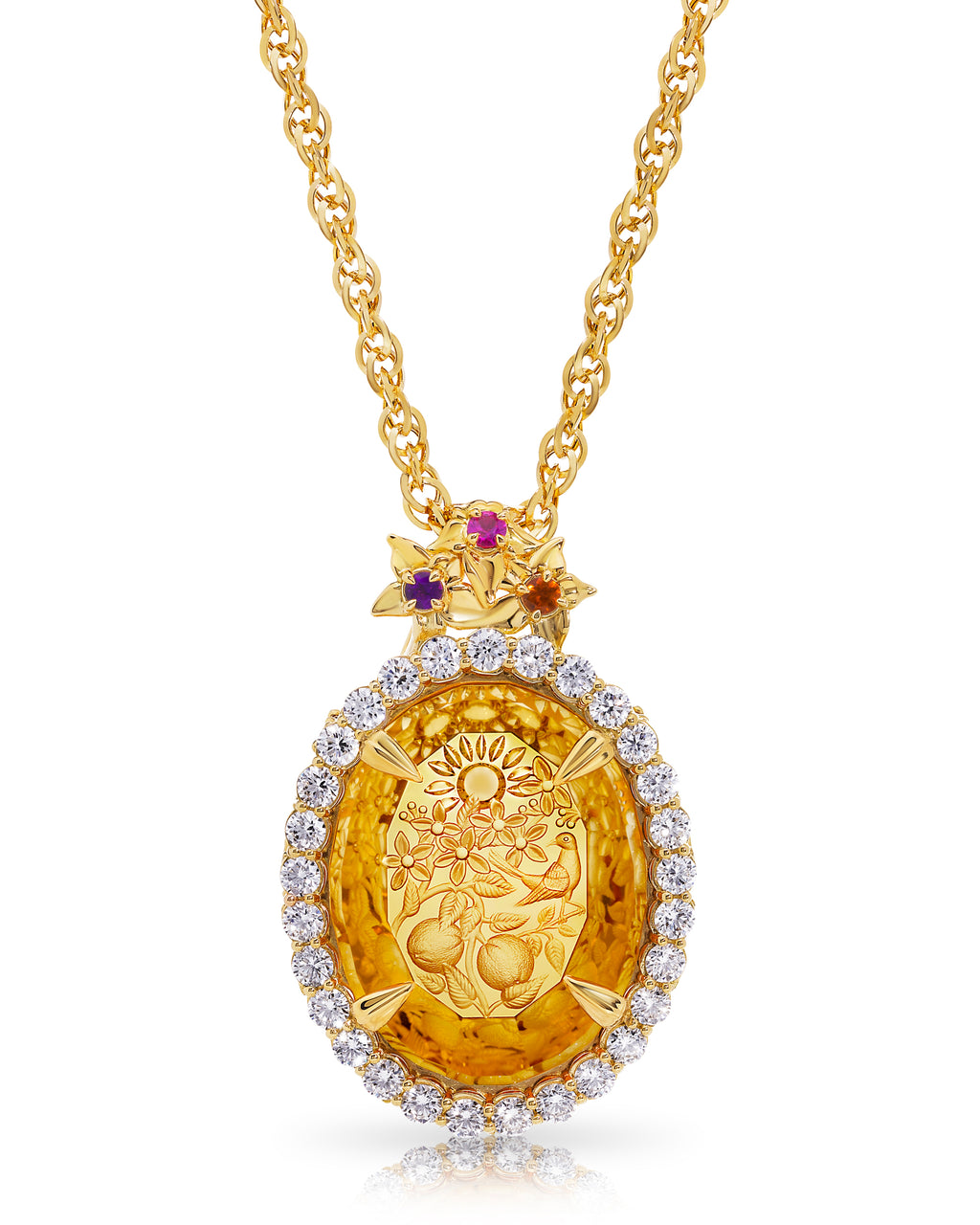 Orange Blossom Pendant