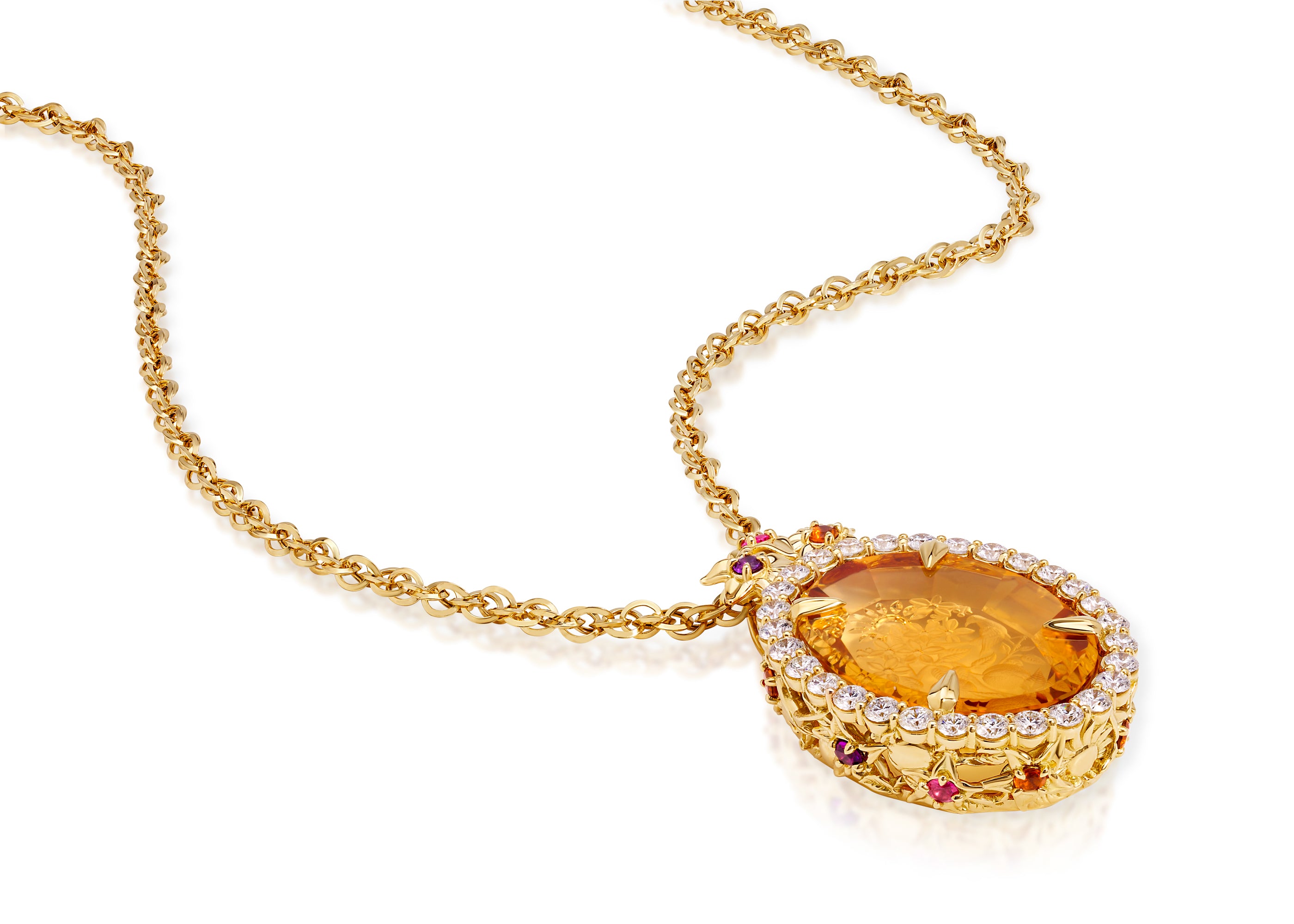 Orange Blossom Pendant